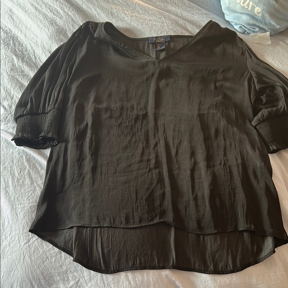 Rachael Ray Black Blouse